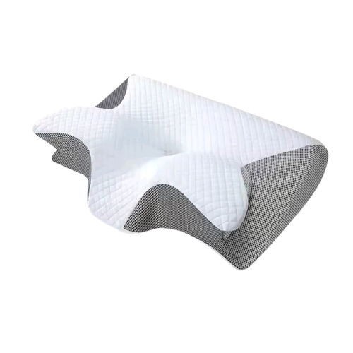 כרית פרפר ארגונומית memory foam לשינה על הצד הגב והבטן